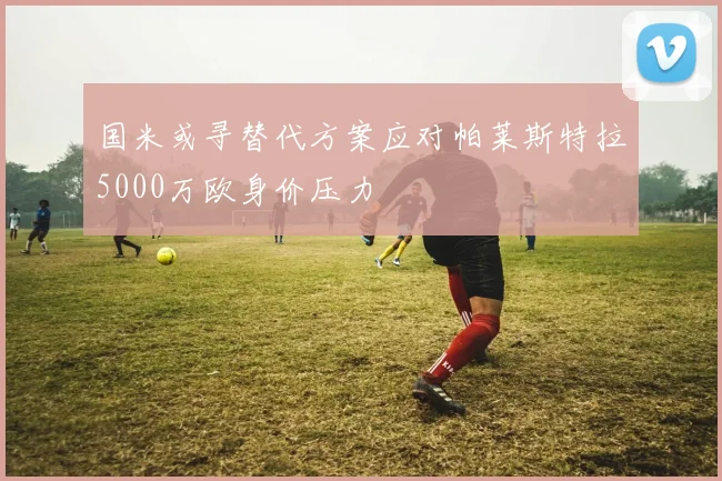 国米或寻替代方案应对帕莱斯特拉5000万欧身价压力
